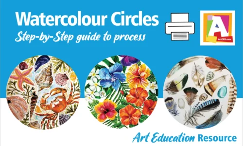 Step-by-Step Guide to Creating Watercolor Paintings within Circular Frames